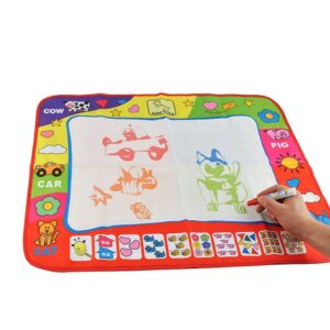 Készségfejlesztő mágikus festő szőnyeg varázslatos vízi tollakkal gyerekeknek - 60 x 80 cm (BBJ) - Image 5