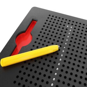 Készségfejlesztő mágneses rajztábla készlet - 380 mágneses golyóval, mintákkal és ceruzával (FX) (BBJ) - Image 6