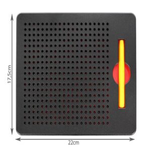 Készségfejlesztő mágneses rajztábla készlet - 380 mágneses golyóval, mintákkal és ceruzával (FX) (BBJ) - Image 3