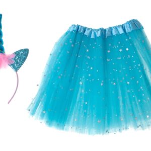 Két részes unikornis jelmez 3-6 éves gyerekeknek - kék (BBI-7209) - Image 6