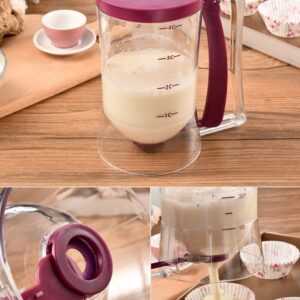 Kézi tészta adagoló gép, 900ml - gofrihoz, muffinhoz, palacsintákhoz, süteményekhez (BBV) - Image 5