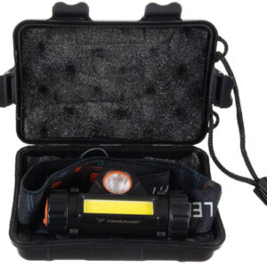 Mini strapabíró akkus fejlámpa 2 LED-es, mágneses - 200 lm (BBV) - Image 5