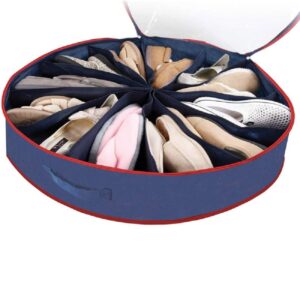 Kompakt méretű, hordozható, helytakarékos cipő-, és ruharendező 12 darab rekesszel (BBM) - Image 5