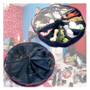 Kompakt méretű, hordozható, helytakarékos cipő-, és ruharendező 12 darab rekesszel (BBM) - Image 10