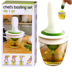 Konyhai pipetta szett folyadékok felhordásához - praktikus mikrózható üvegtartóban (BBM) (FX) - Image 7