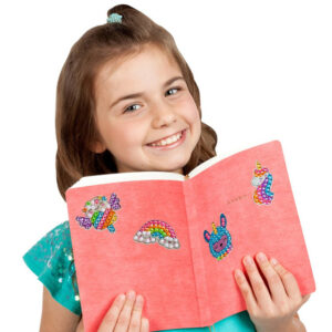 Kreatív strasszköves matrica készítő készlet 12 vidám mintával - gyémántszemes kirakó gyerekeknek (BBJ) - Image 3