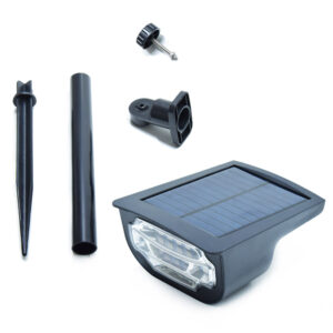 2 az 1-ben leszúrható, falra szerelhető napelemes, színváltós lámpa - beépített fényérzékelővel, energiatakarékos megoldás (BBL) - Image 4