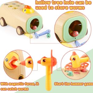 Mágneses fakopáncs - harkályos játék 8 db kukaccal (BBJ) - Image 7
