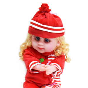 Magyarul éneklő hajas Panni baba óriás szempillával - 42 cm (BBJ) - Image 3