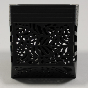 Dekoratív kültéri napelemes LED lámpa áttört mintával - mini dekor lámpa lépcsőre, kerítésre (BBV) - Image 6