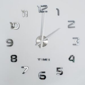 Csináld magad 3D falióra öntapadós elemekkel - DIY kreatív modern falióra - arany színű (BBV) - Image 11