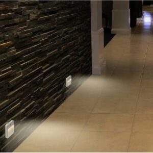 Mozgásérzékelős szögletes éjjeli lámpa - mágnessel rögzíthető éjszakai irányfény lépcsőkhöz, folyosókra (BBV) - Image 10