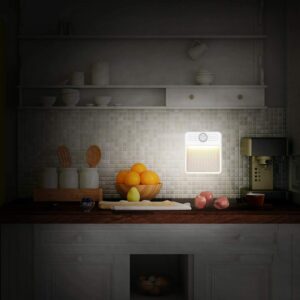 Mozgásérzékelős szögletes éjjeli lámpa - mágnessel rögzíthető éjszakai irányfény lépcsőkhöz, folyosókra (BBV) - Image 3