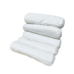 Multifunkciós, 5 hengerből álló, ergomómikus, gyűrhető párna - igazodik a fej és a test alakjához - 45 x 30 cm (BBV) - Image 6