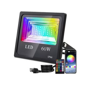 RGB színes telefonról irányítható LED reflektor/Party reflektor - 60W (BBV) - Image 6