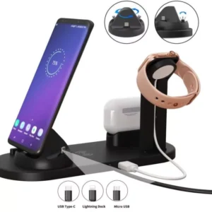 Multifunkciós töltőállomás 4 eszköz egyidejű, vezeték nélküli töltésére (BBV) - Image 3