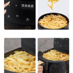 NONA extra nagyméretű LCD kijelzős Air Fryer - 6 L - 2400 W - olaj nélküli sütő (BBV) - Image 5