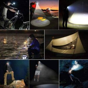 Nagy fényerejű fejlámpa 5 x T6 CREE leddel / akkumulátorral - állítható pántokkal, 4 világítási móddal (BBL) - Image 3