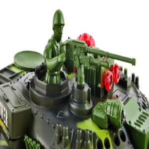 Nagyméretű, valósághű távirányítós AKKUS tank gyerekeknek - hang-, és fényhatásokkal (BBJ) - Image 11