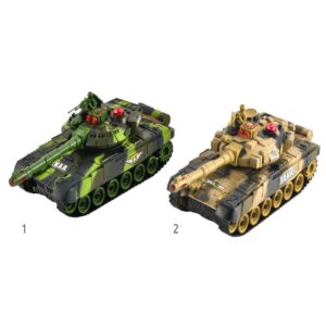 Nagyméretű, valósághű távirányítós AKKUS tank gyerekeknek - hang-, és fényhatásokkal (BBJ) - Image 12