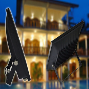 Nagyteljesítményű kültéri 100W LED reflektor - víz, por-, és ütésálló - hideg fehér (BBD) (BBV) - Image 3