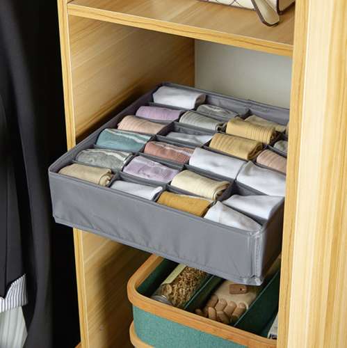 Drawer Underwear Organization, Socks and Underwear Organizer Storage Boxes  for Closet, Wardrobe 
