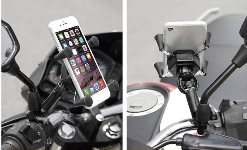 Praktikus telefon és GPS tartó motorra és kerékpárra (BB8685) (12)