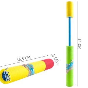 Puha és könnyű habszivacsból készült vízipisztoly gyerekeknek, 10 m-es vízsugárral – többszínű (BBJ) (BBE) - Image 3