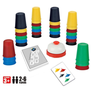 Quick cups - ügyességi társasjáték 24 színes pohárral, csengővel és kártyákkal (BBJ) - Image 3