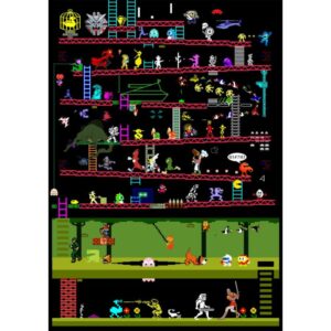 Retro MSK játékkonzol - 620 beépített játékkal - 2 db kontrollerrel (BBV) - Image 11