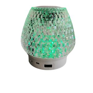 GIBOX G5S 2in1 kristály alakú okos lámpa - USB-ről tölthető, felakasztható party lámpa Bluetooth hangszóróval (THM) - Image 7