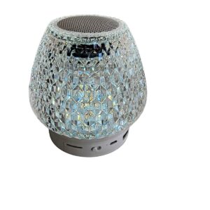 GIBOX G5S 2in1 kristály alakú okos lámpa - USB-ről tölthető, felakasztható party lámpa Bluetooth hangszóróval (THM) - Image 8