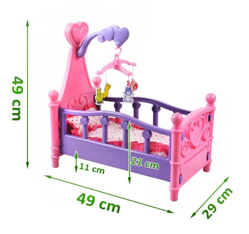 Sleep baby játék baba ágy kiegészítőkkel (BB1400) (2)