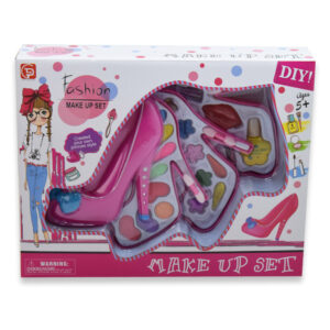 3 szintes tűsarkú formájú smink készlet gyerekeknek - összecsukható (BBJ) - Image 5