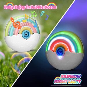 Szivárványos, vállra akasztható buborékfújó gép és éjszakai fény (BBJ) - Image 3