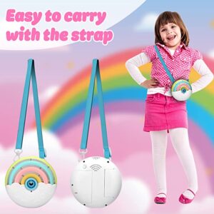 Szivárványos, vállra akasztható buborékfújó gép és éjszakai fény (BBJ) - Image 4