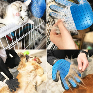 Szőrápoló, masszírozó kesztyű kutyák, cicák részére (BBL) - Image 6