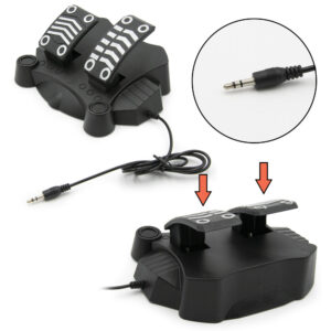 Távirányítós modell sportautó, kormánnyal és pedállal, világító első fényszórókkal (BBJ) - Image 6