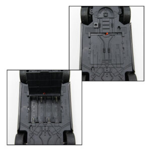 Távirányítós modell sportautó, kormánnyal és pedállal, világító első fényszórókkal (BBJ) - Image 7