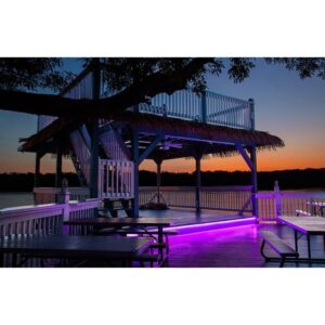 Távirányítással vezérelhető, időzíthető, napelemes, kültéri RGB LED szalag - 5M (BBV) (BBD) - Image 4