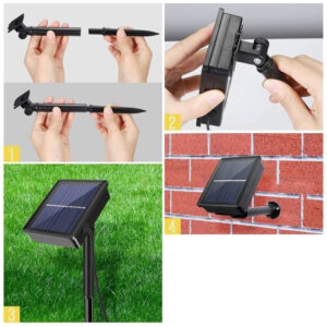 Távirányítással vezérelhető, időzíthető, napelemes, kültéri RGB LED szalag - 5M (BBV) (BBD) - Image 5