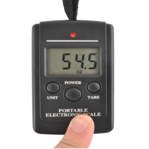 Többfunkciós, hordozható - digitális LED függőmérleg háttérvilágítással - 40 kg-ig (BBV) - Image 4