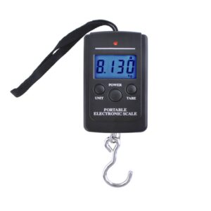 Többfunkciós, hordozható - digitális LED függőmérleg háttérvilágítással - 40 kg-ig (BBV) - Image 7