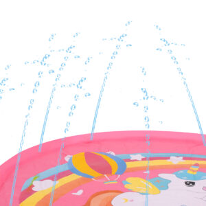 Unikornisos szökőkút szőnyeg gyerekeknek, pancsolójáték - 170 cm (BBI-6154) - Image 3