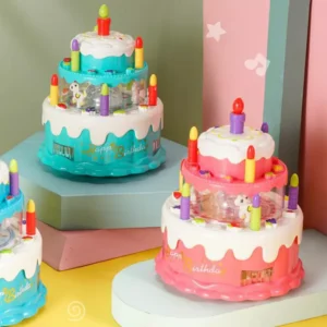 Világító és zenélő játék szülinapi torta gyerekeknek (BBJ) - Image 3