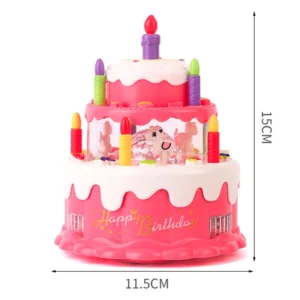Világító és zenélő játék szülinapi torta gyerekeknek (BBJ) - Image 5