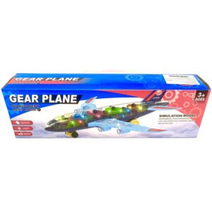 Világító, zenélő repülőgép modell átlátszó oldalfallal (BBJ) - Image 4