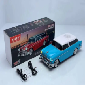 WSTER WS-1955 amerikai retro autó hangszóró FM rádióval, USB bemenettel, villogó fényhatásokkal (BBD) (BBV) - Image 4