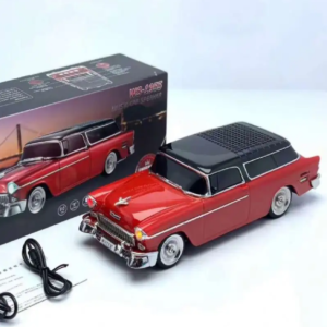 WSTER WS-1955 amerikai retro autó hangszóró FM rádióval, USB bemenettel, villogó fényhatásokkal (BBD) (BBV) - Image 7