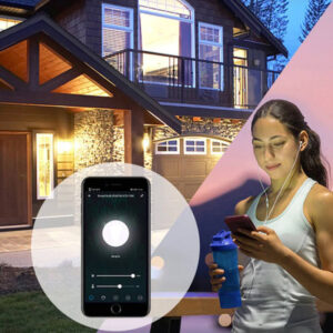 RGBW LED okostelefonról vezérelhető izzó - színváltó üzemmóddal, 9W (BBV) - Image 5